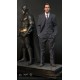 DC Comics Batman The Dark Knight Original 1/3 Scale Hyperreal Movie Statue The Batman and Bruce Wayne Duo Version